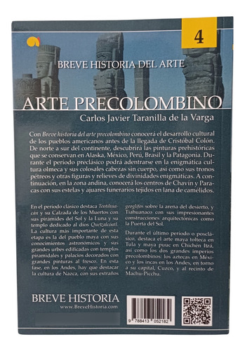 Libro Breve Historia Del Arte Precolombino Como Nuevo (Usado)