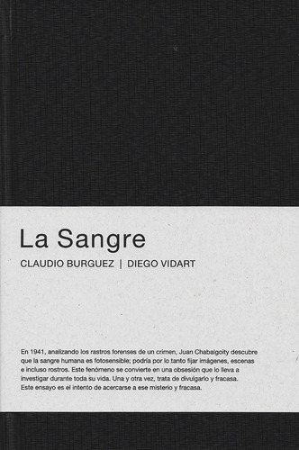 Sangre, La  - Burguez, Claudio .  Vidart, Diego