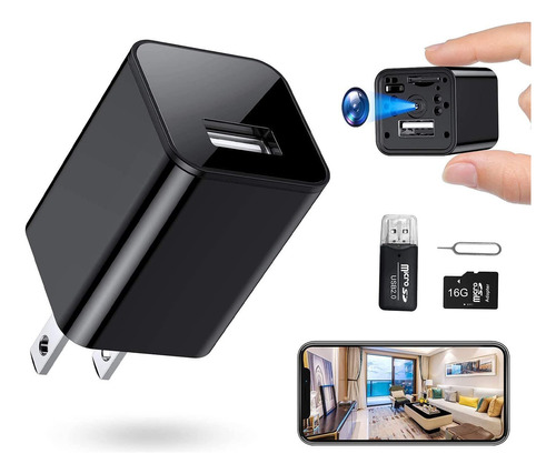 Nuevo 2021 Cámara Oculta Wifi Mini Cargador Espía 1