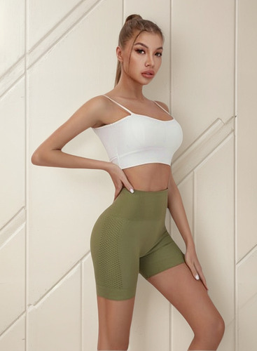10 Licra Short Dama Colores Surtidos