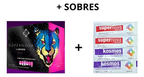 Supernova Pink C/32 Sobres + 4 Sobres De Kosmos De Regalo