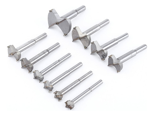 Juego De Brocas Forstner Para Madera Plana, 10 Unidades, 14