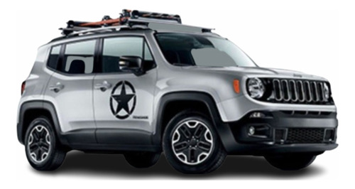 Estrella Militar Jeep Renegade Kit X2 Calcomanías