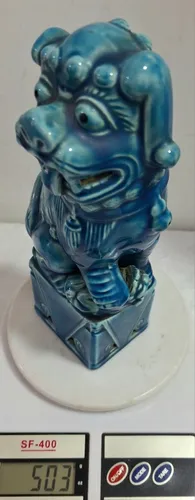 Perro De Foo Leon Japon Turquesa Mide 23cm De Alto B165 (Usado)