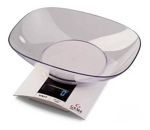 Imagen 1 de 1 de Balanza de cocina digital GA.MA Italy SCK 500 pesa hasta 3kg blanca