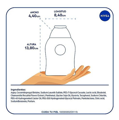 Jabón Íntimo Líquido Nivea Cuidado Suave 250ml