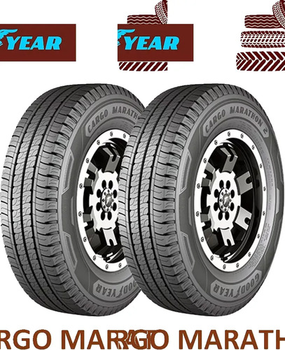 Kit de 2 llantas Goodyear Cargo Marathon 2 LT 195R15 106/104