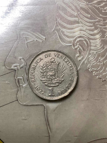 Moneda Un 1 Bolívares Venezolano Años 1967 1977 1986 1989 Or (Usado)
