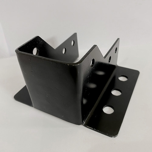 Kit 4 Suportes Viga 5x10 Parede Caibro Pergolado Aço 2mm