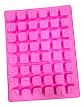 Comprar Molde Silicon Letras Cubos Jabones Chocolate Fondant