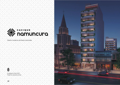 Venta Departamento Monoambiente En Edificio Cacique Namuncura - Villa Crespo