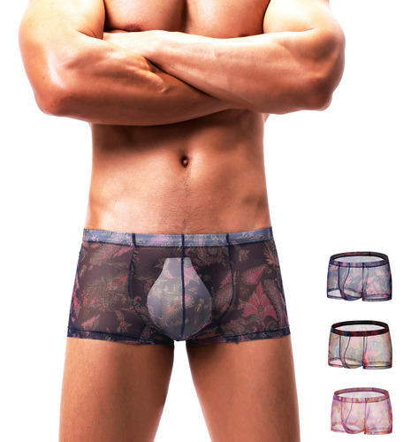 Boxers Hombre Calzoncillos Translúcido 3 Pzs Arjen Kroos®