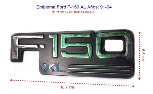 Emblema Ford F-150 Xl 1991-94 (1)