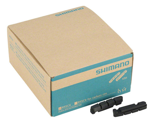 Caja De 50 Pares De Zapatas Shimano R55c4 