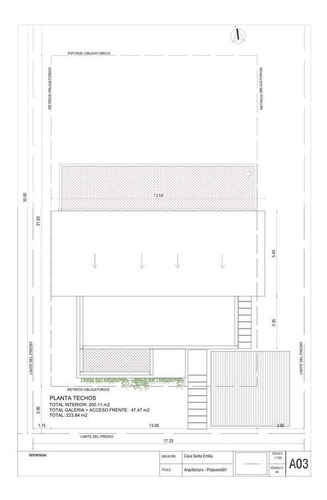 Venta - Lote Interno En Santa Emilia Bayugar Negocios Inmobiliarios