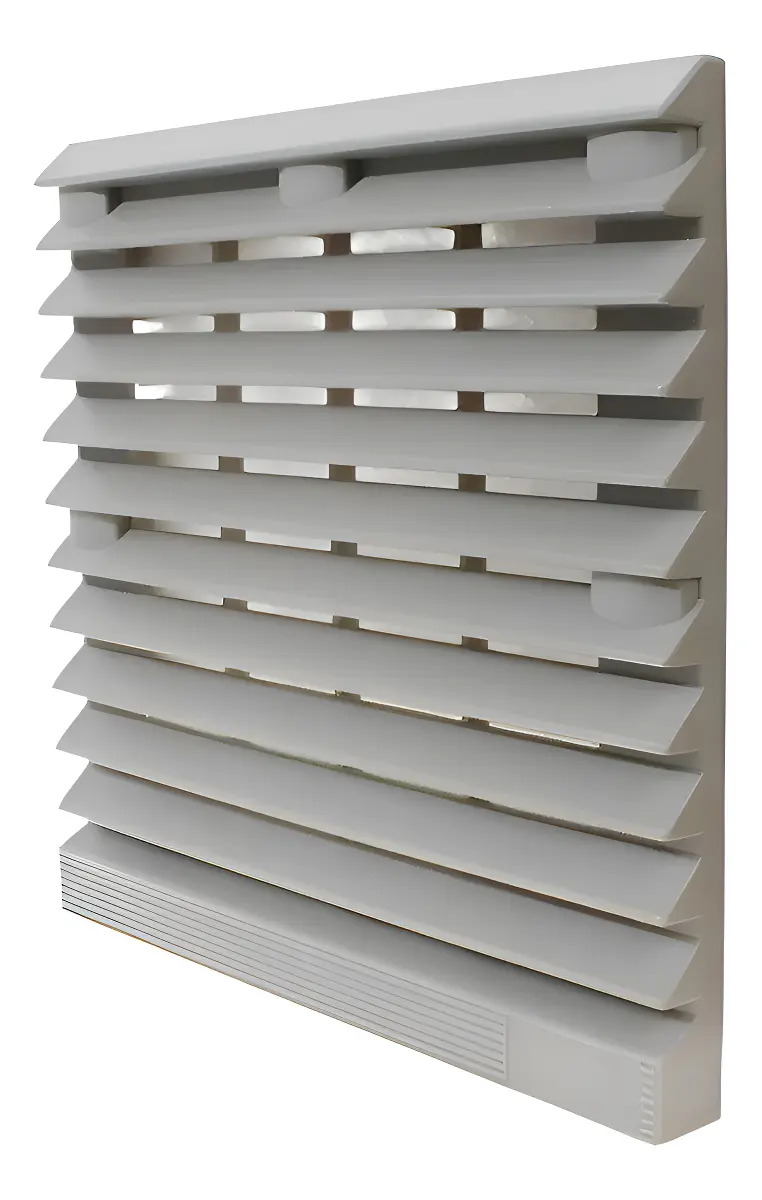 Grade Plástica C/ Filtro P/ Ventilador Cooler 120x120mm Cinza