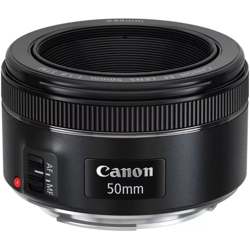 Lente Canon 50mm F/1.8 Stm Autofoco Garantia 1 Ano Nfe