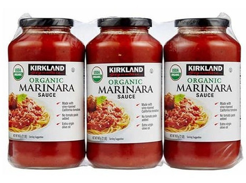 Salsa Marinara Kirkland Organica Pack - mL