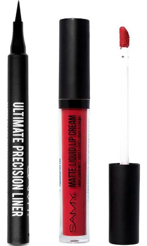 Labial Liquido+ Delineador Plum - g a $5038