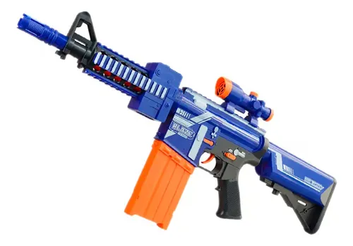 Pistola Lanza Dardos Rifle Automática Tipo Nerf , 20 Dardos