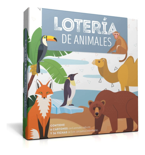 Loteria De Animales Juego De Mesa Infantil