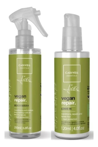 Essentials Vegan Repair By Anitta Beach Waves + Leave-in