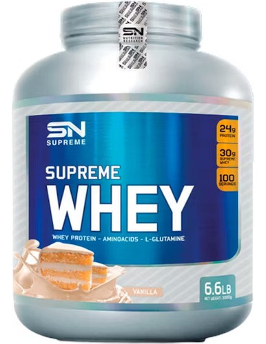 Supreme Whey  Protein Glutamine & Aminoacidos 6.6 Libras