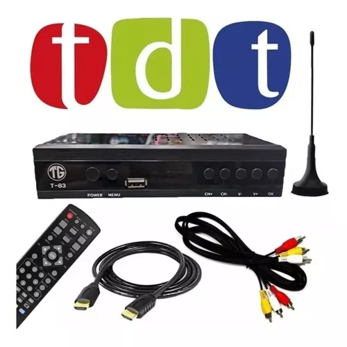 Decodificador Tdt Receptor Tv Digital Dvb Hdmi Antena