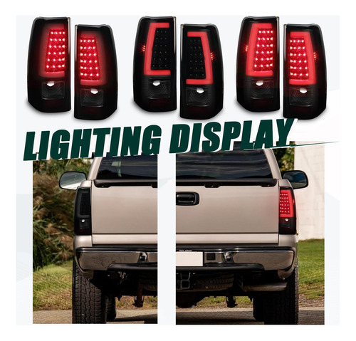Liulangxy Light Light Par Compatível Com Chevy Silverado Led