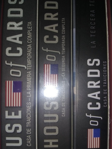Imagen 3 de 6 de House Of Cards Primera Segunda Y Tercera Temporada Dvd