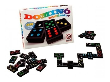Juego Dominó Multicolor Plástico 591 Ruibal - Del Tomate