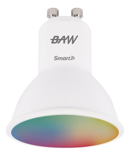 Lampara Tipo Dicroica Led Rgb Wifi Baw Gu10 7w App Smartlife