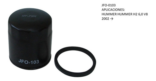 Filtro De Aceite Hummer H2 6,0 