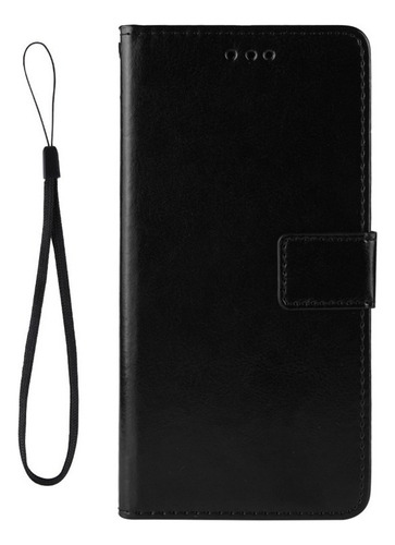Funda Tipo Cartera De Piel Con Tapa Para Motorola E32