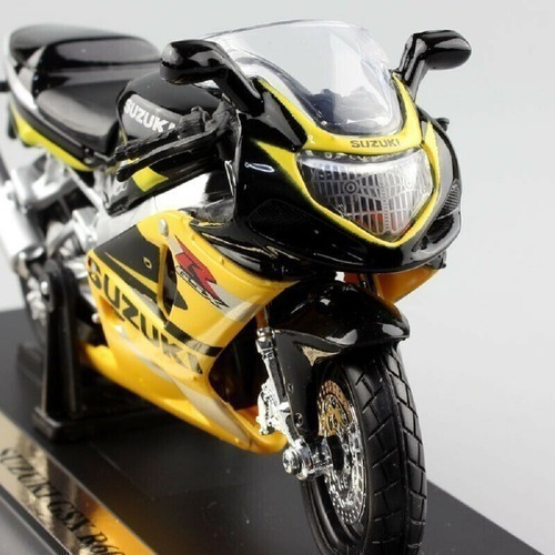 Maisto Suzuki Gsx-r600 1/18 Amarillo Negro Modelo Fundido A