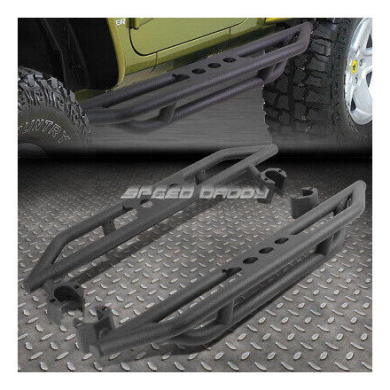 For 07-16 Jeep Wrangler Jk 2-door Black Coated Slider S Spd1