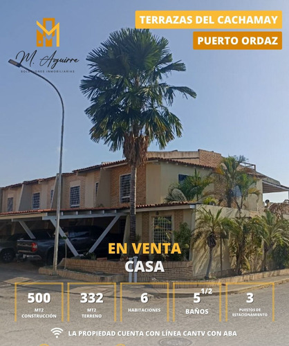 Casa En Venta, Resd. Terrazas Del Cachamay, Puerto Ordaz