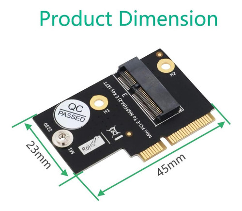 Sintech Ngff M2 A La Tarjeta Mini Pci-e Express De Medios