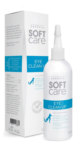 Loção Eye Clean Up Soft Care Pet Society 100ml
