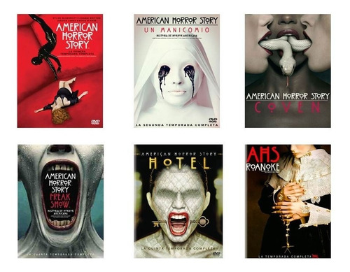 American Horror Story Temporadas 1 - 6 Series Completa Dvd