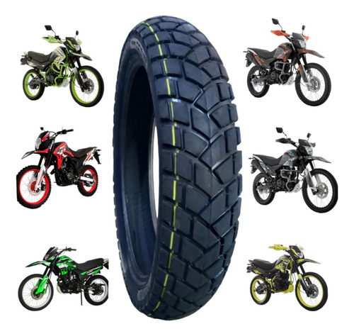 Llanta Gajo Med. 120-80-18 Feyda Moto Dm200 Crossmax 220