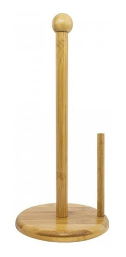 Imagen 2 de 3 de Portarrollo Cocina Bamboo Porta Rollo Bambú Ecologico