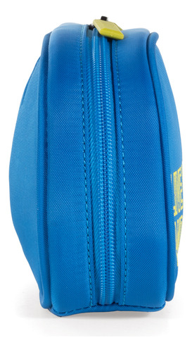 Neceser De Viaje Cloe Unisex Chico Textil Con Maneral Color Azul