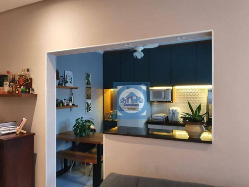 Imagem 10 de 20 de Apartamento Com 1 Dormitório À Venda, 51 M² Por R$ 380.000,00 - Embaré - Santos/sp - Ap6150