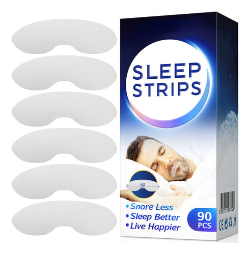 Sleep Strips, Cinta Para Dormir Y Boca, Para Detener Los Ron