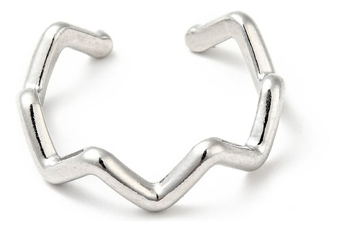 Anillos Abierto Ring Ajustable Acero Baño Oro Dama Mujer