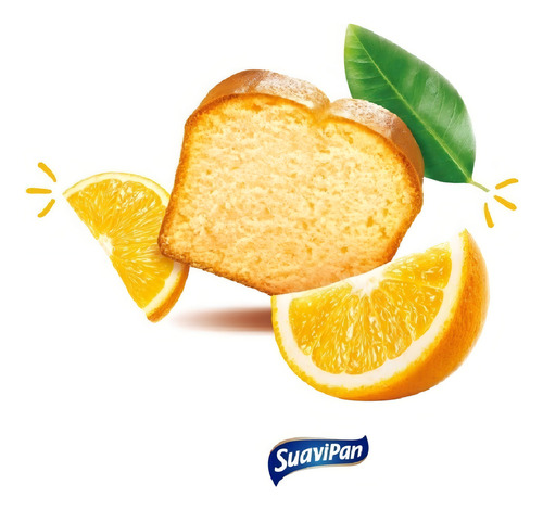 Bolo Zero Adição De Açúcar de Laranja Suavipan 250g