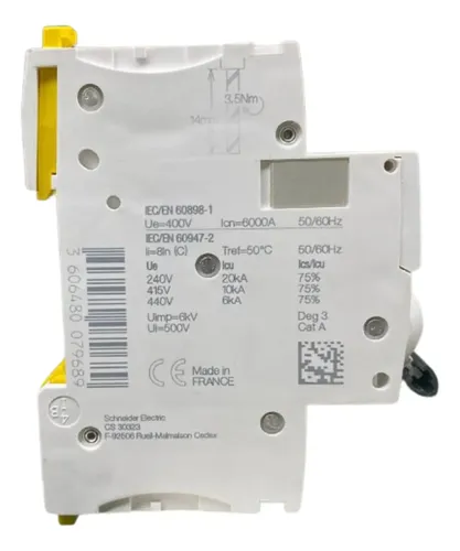 Disjuntor Acti9 Ic60n 3p 32a Curva C A9f74332 Schneider | Frete grátis
