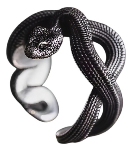 Anillo Diseño Serpiente Regulable Vintage Unisex