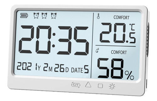 Medidor De Temperatura Y Humedad Electrónico C/pantalla Lcd